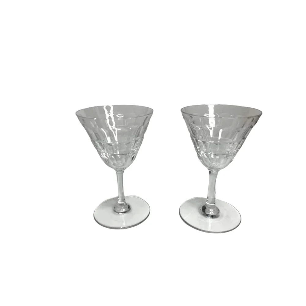 Baccarat Clear Crystal Glasses‎ Set of Two
